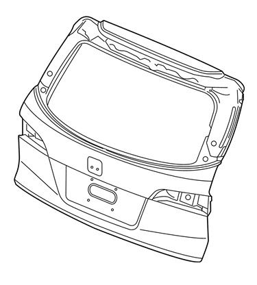 Compuerta Lamina Honda Pilot w/o power