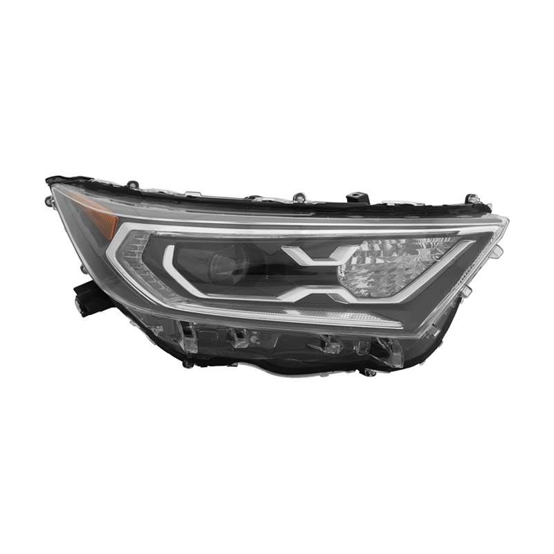 Silvin Derecho Toyota Rav4 Luz Ambar LED DRL Lupa Contorno Cromado