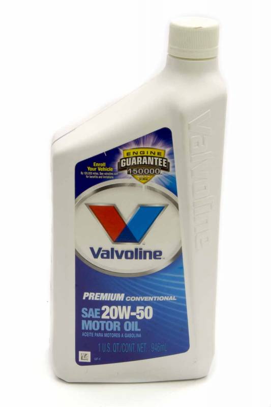 Aceite Valvoline para motor Gasolina Litro SAE 20W-50 Premium Conventional