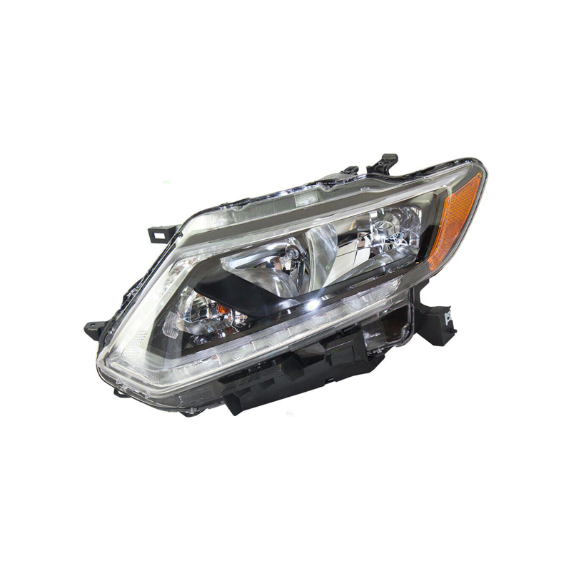 Silvin Izquierdo Nissan Rogue, Ambar, Halogeno, DRL LED, SIN Lupa 2014 2016