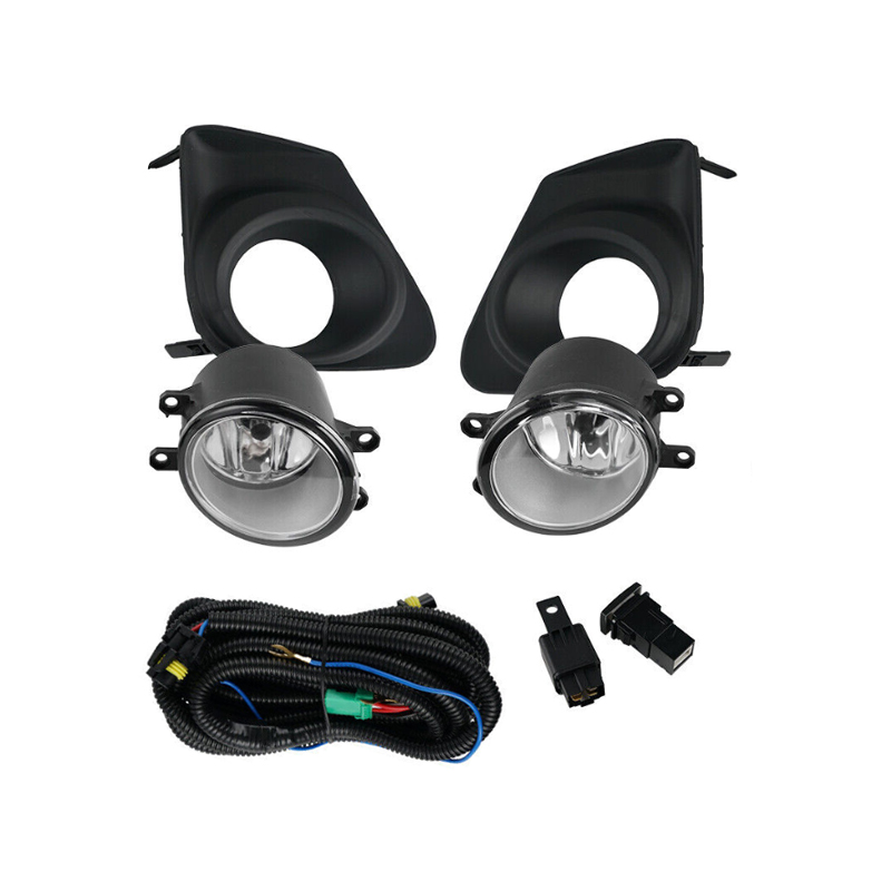 Kit de Neblineras Toyota Corolla Halogeno Cobertor Sin Moldura Cromada 2011 2013