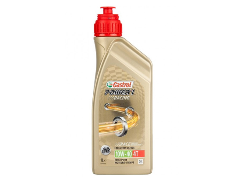 Aceite Castrol Para Motor Gasolina litro Power 1 Racing 4T 10W40 Sintetico Motocicleta