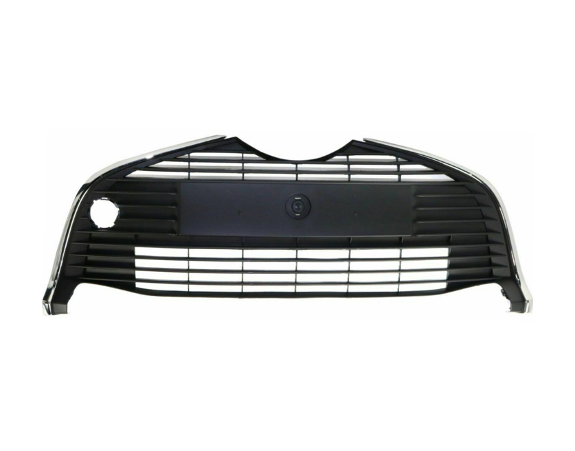 Rejilla Central de Bumper Toyota Yaris Hatchback Con Moldura Cromada