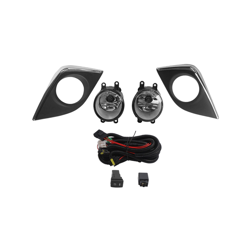 Kit de Neblineras Toyota Corolla L LE Halogeno Cobertor Con Moldura Cromada 2014 2016