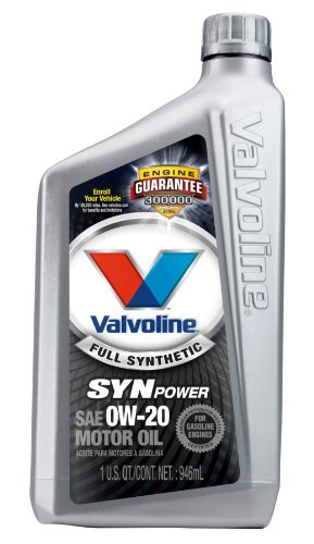 Aceite Valvoline para motor Gasolina Litro SAE 0W-20 Syn Power Full Synthetic
