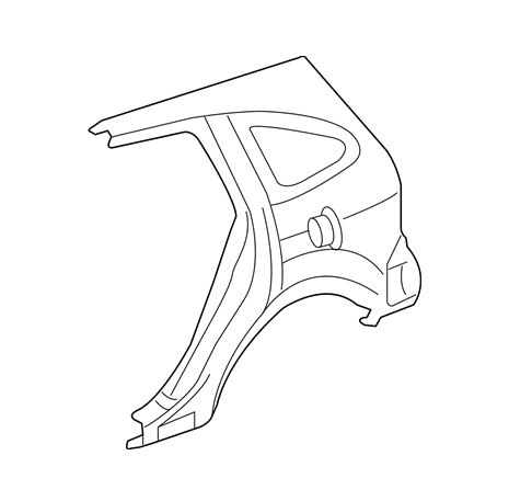 Faldon Izquierdo Honda CRV 2007 2011