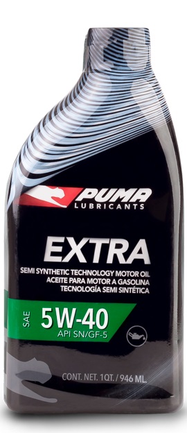 Aceite Puma de motor Gasolina Litro SAE 5W-40 Semi Sintetico