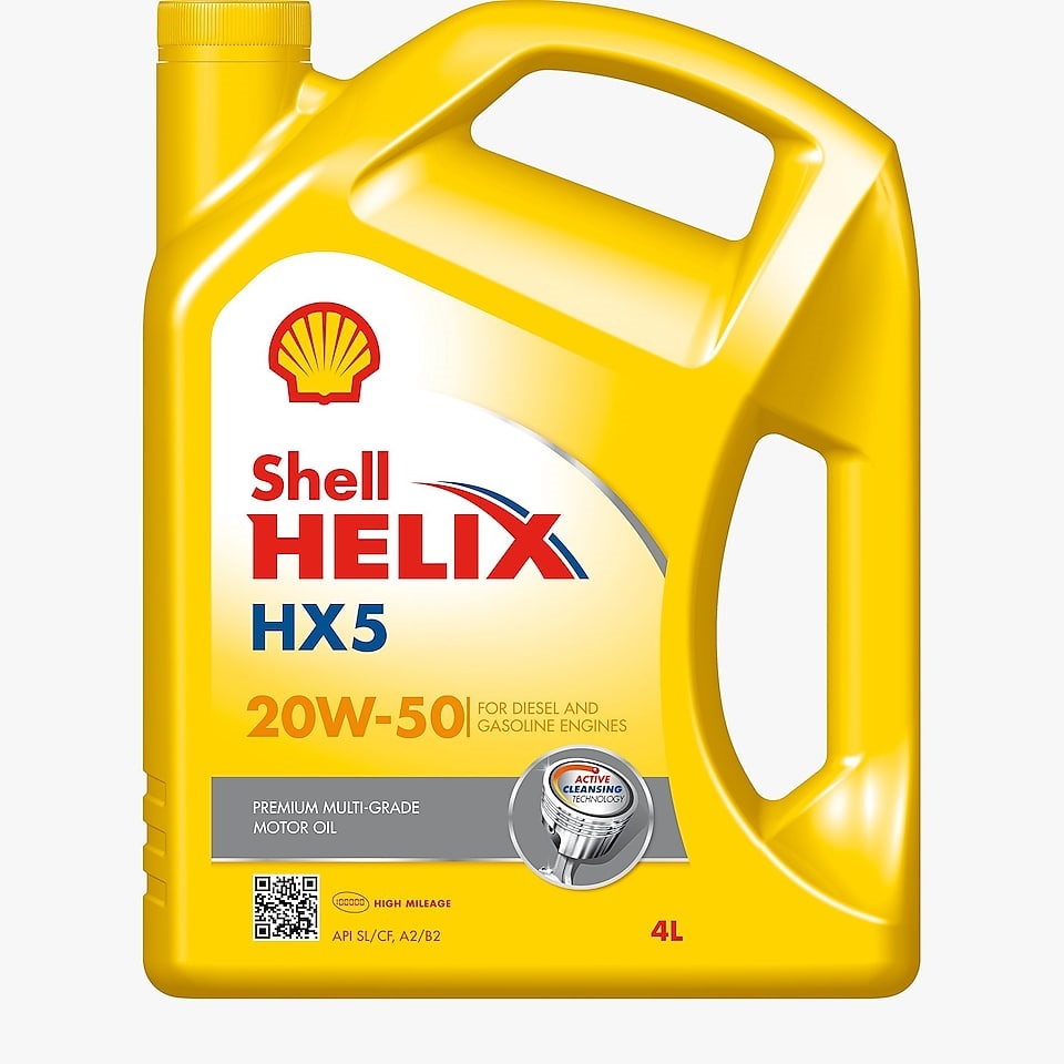 Aceite Shell Helix SAE 20W50 para motor gasolina Galon