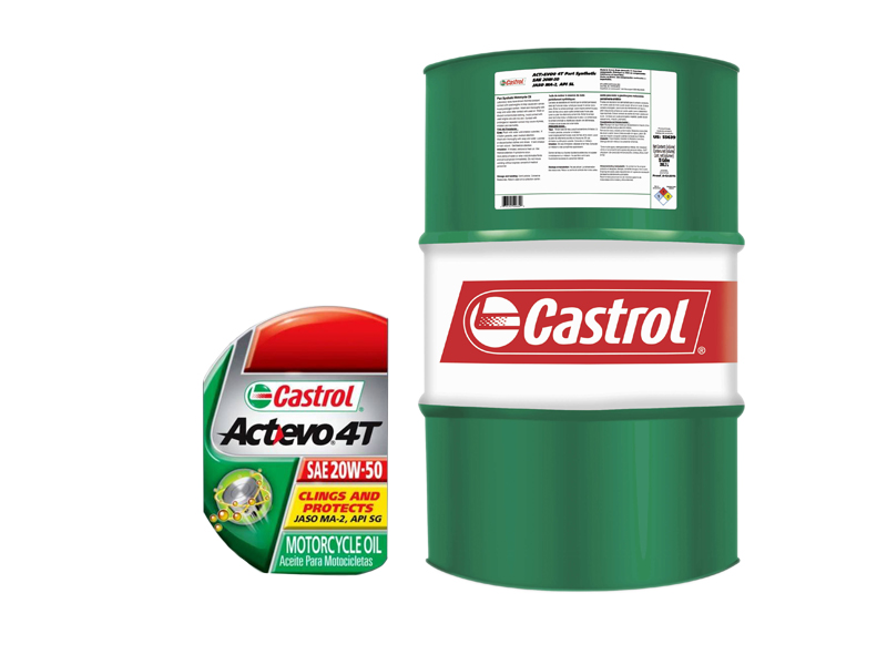 Aceite Castrol Para Motor Gasolina Cubeta Tonel 4T 20W50 0 0
