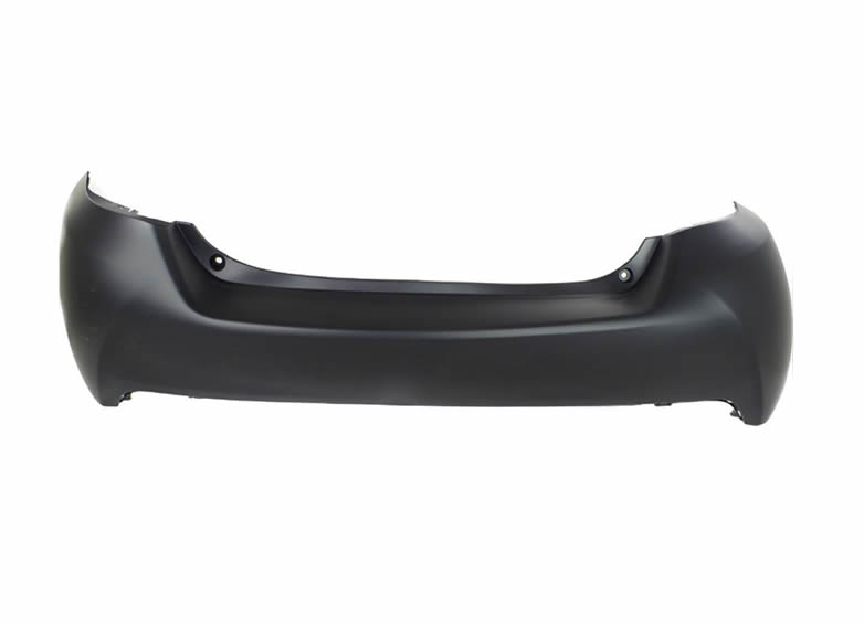 Bumper Trasero Toyota Yaris Hatchback Rodado sin Agujero de Reflector