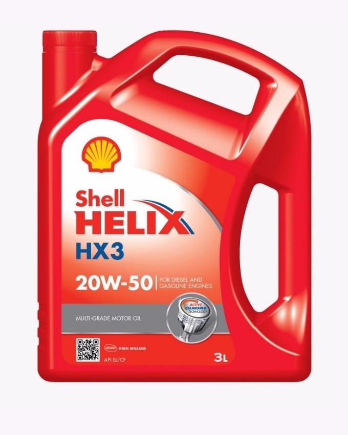 Aceite Shell Helix para motor Diesel SAE 20W-50 3 Litros
