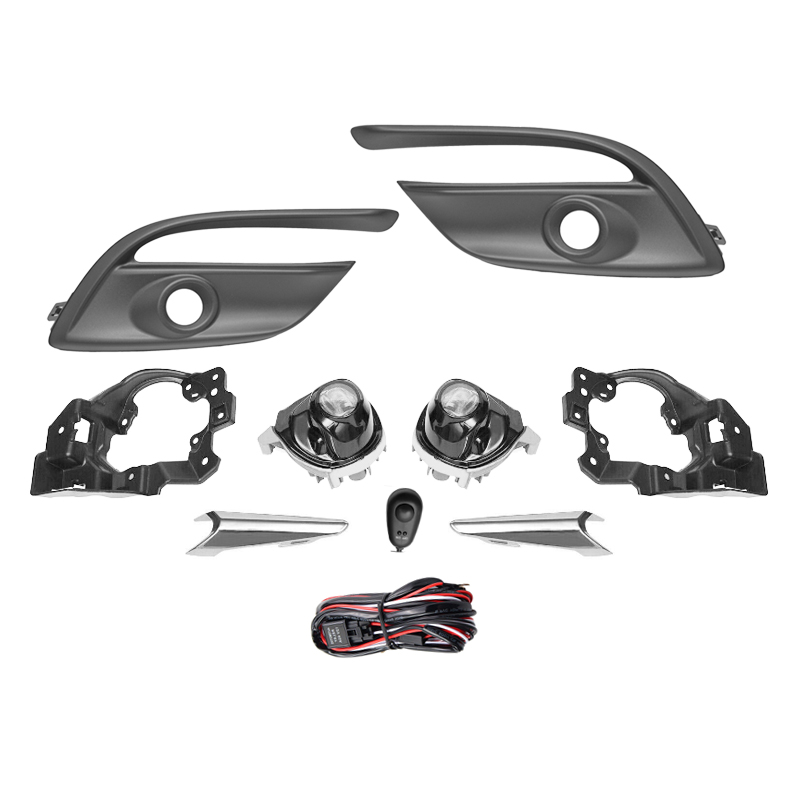 Kit de Neblineras Mazda 3 Skyactiv LED Con Moldura Cromada 2017 2018