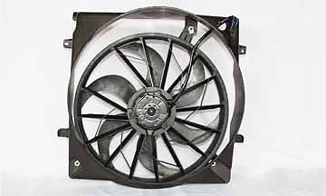 Ventilador de Radiador y AC Jeep Liberty 2.4 3.7 Espiga de 2 Lineas 2002 2007