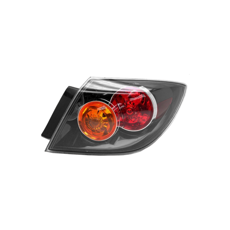 Stop Derecho Mazda 3 Hatchback Lente Rojo Amarillo Carcasa Transparente