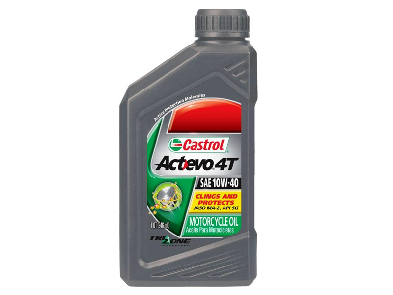 Aceite Castrol Para Motor Gasolina Litro Actevo 4T 10W40