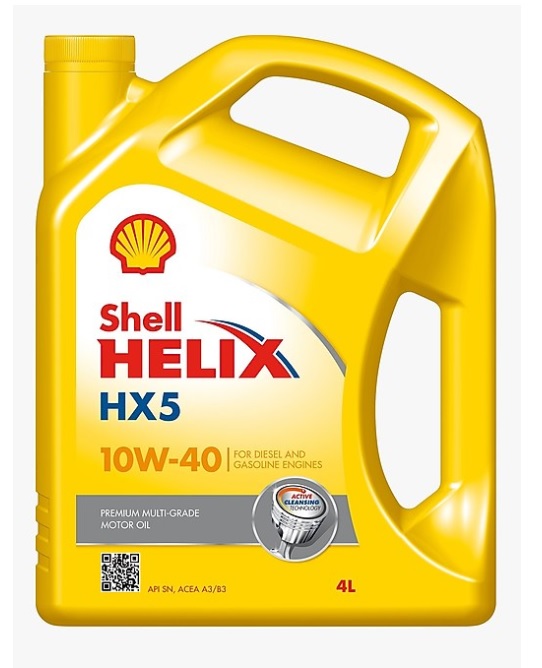 Aceite Shell de motor gasolina SAE 10W-40 4 Litros