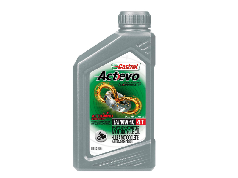 Aceite Castrol Para Motor Gasolina Litro Actevo 4T 10W40 Semisintetico